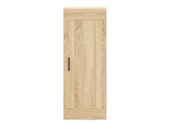 Aparador alto roble Sonoma 34,5x34x180 cm Madera de ingeniería