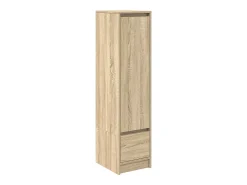 Aparador alto roble Sonoma 29,5x34x119,5cm madera de ingeniería