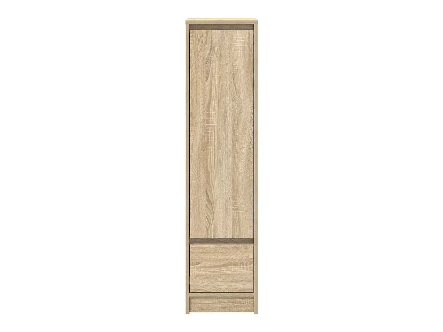 Aparador alto roble Sonoma 29,5x34x119,5cm madera de ingeniería
