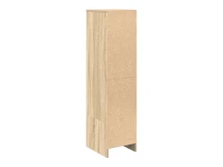 Aparador alto roble Sonoma 29,5x34x119,5cm madera de ingeniería