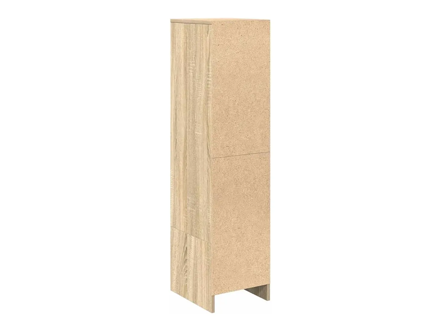 Aparador alto roble Sonoma 29,5x34x119,5cm madera de ingeniería