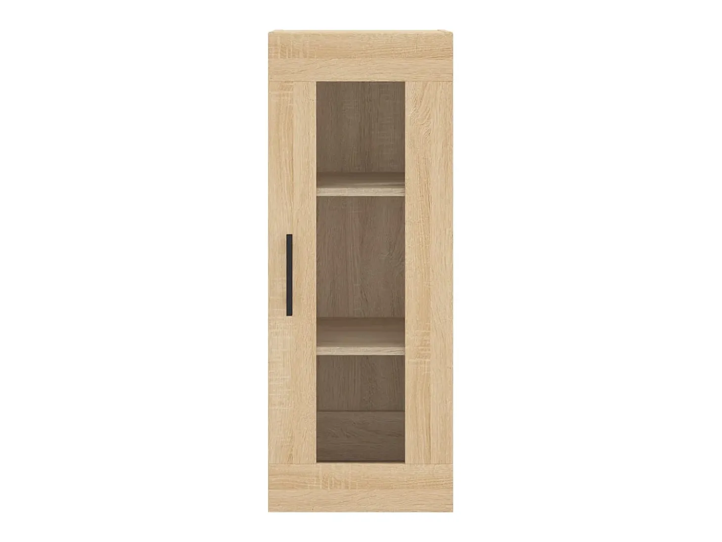 Aparador alto roble Sonoma 34,5x34x180 cm Madera de ingeniería