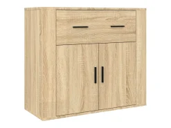 Aparador alto Roble Sonoma Madera de ingeniería