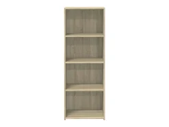 Aparador alto roble sonoma 45x41x124 cm madera de ingeniería