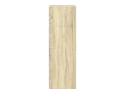 Aparador alto roble sonoma 45x41x124 cm madera de ingeniería
