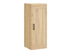 Aparador alto roble Sonoma 34,5x34x180 cm Madera de ingeniería