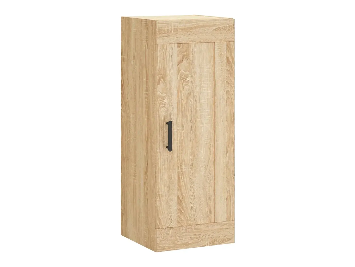 Aparador alto roble Sonoma 34,5x34x180 cm Madera de ingeniería