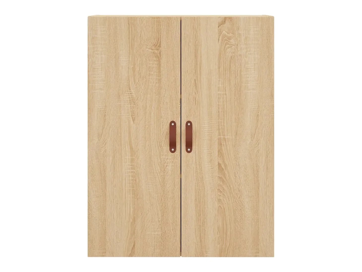 Aparador alto roble Sonoma 69,5x34x180 cm Madera de ingeniería