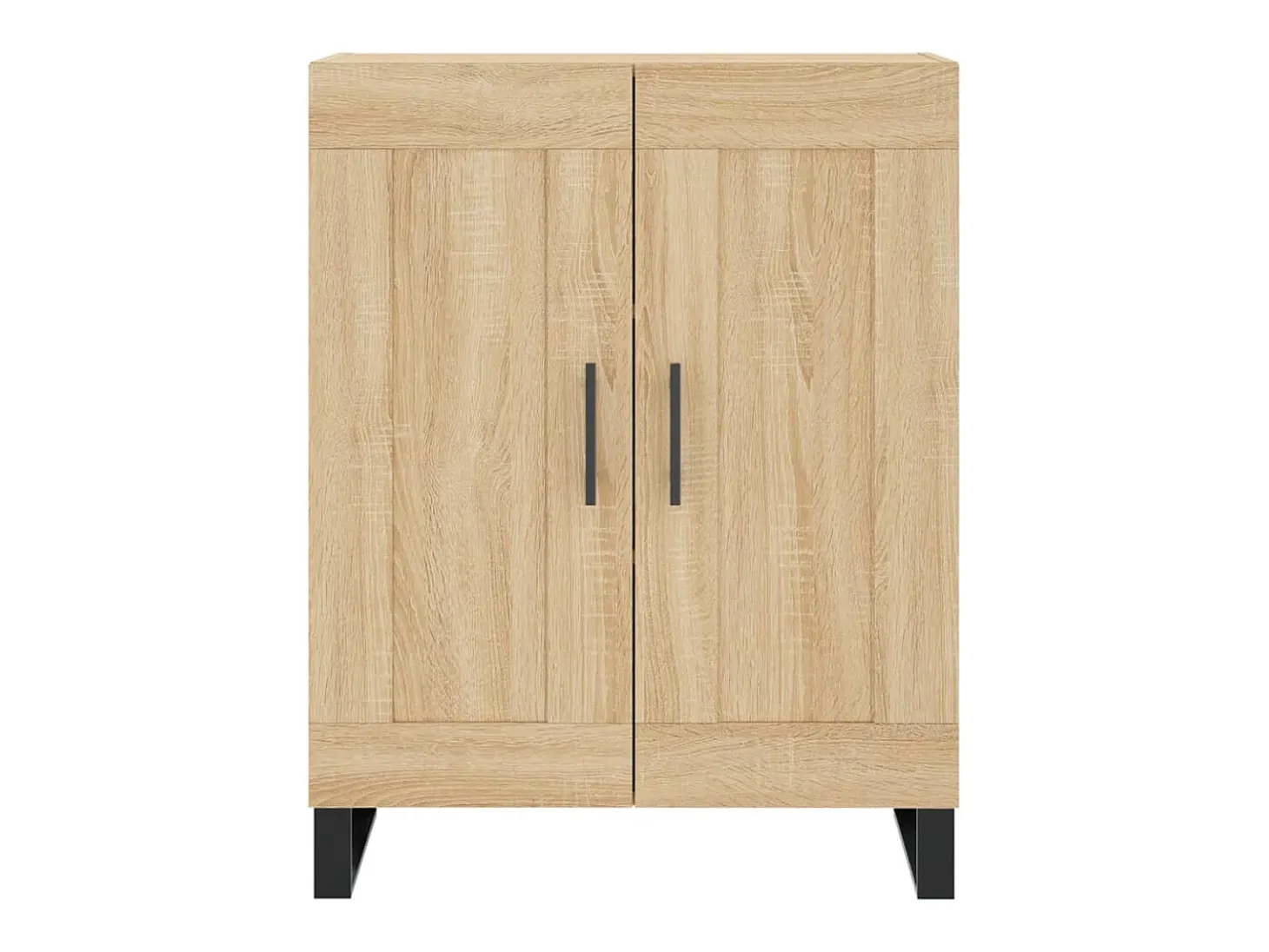 Aparador alto roble Sonoma 69,5x34x180 cm Madera de ingeniería