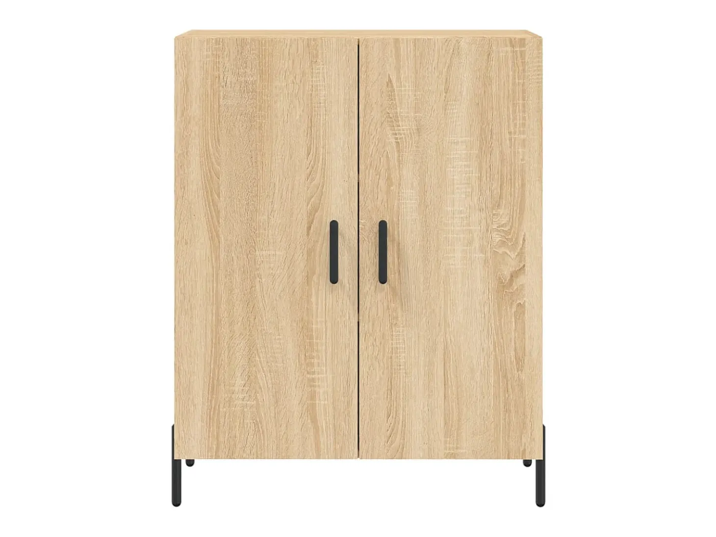 Aparador alto roble Sonoma 69,5x34x180 cm Madera de ingeniería