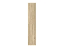 Aparador alto roble Sonoma 37,5x35x180 cm madera de ingeniería