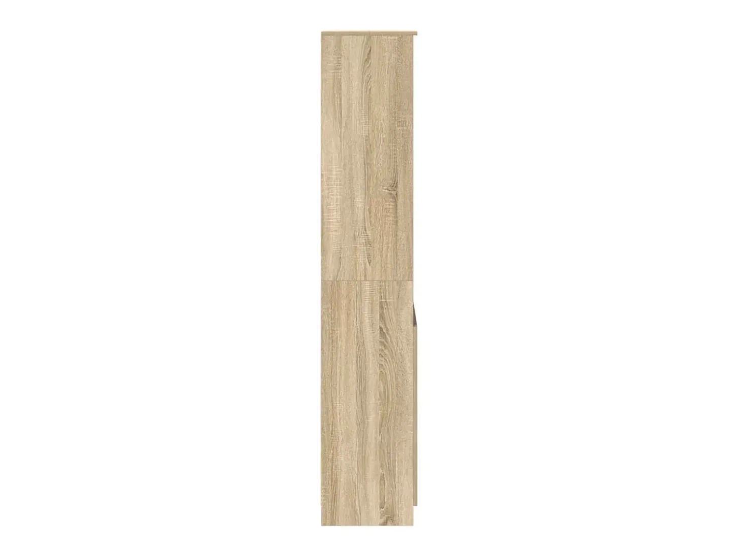Aparador alto roble Sonoma 50x35x180 cm madera de ingeniería