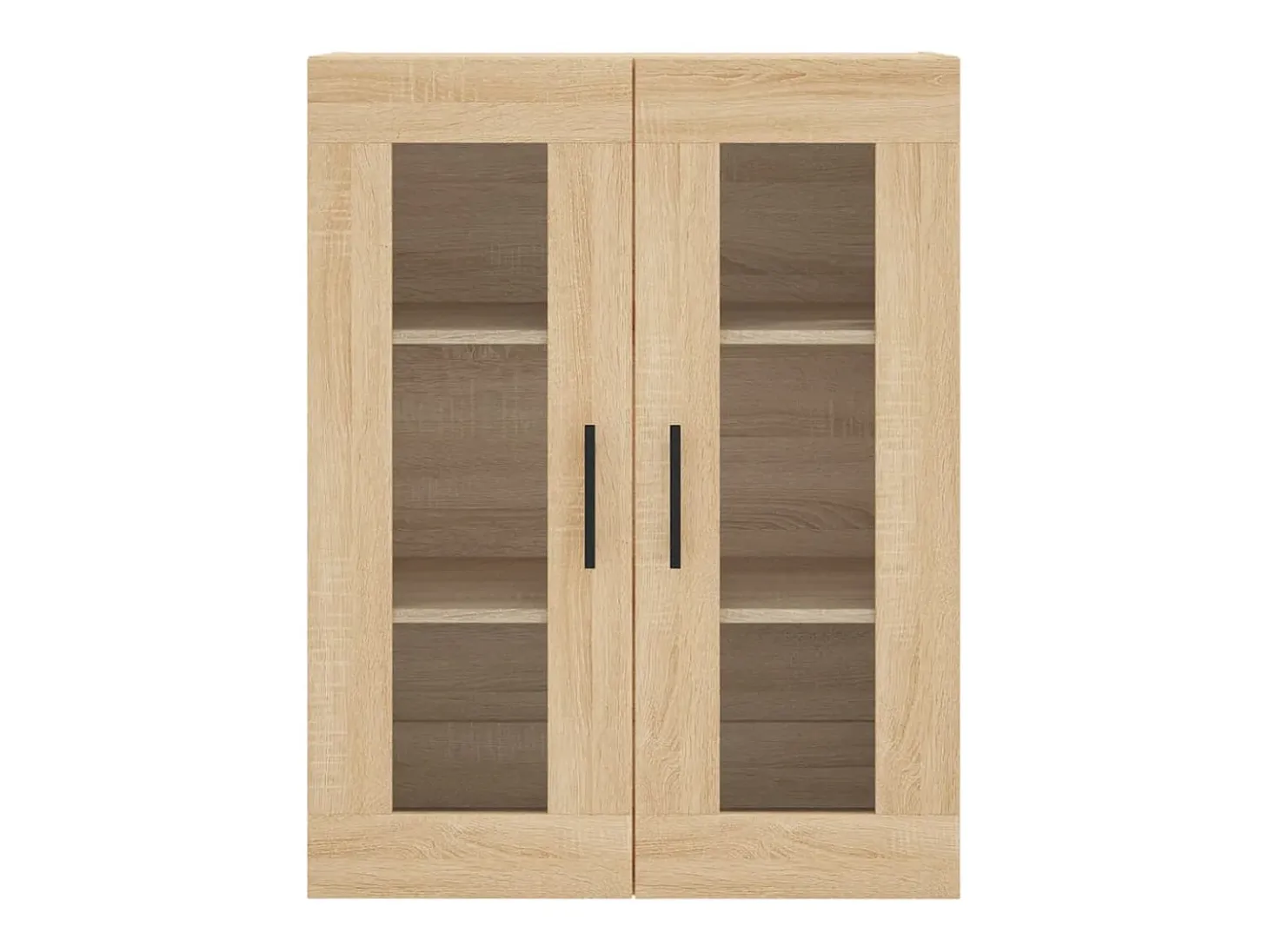 Aparador alto roble Sonoma 69,5x34x180 cm Madera de ingeniería