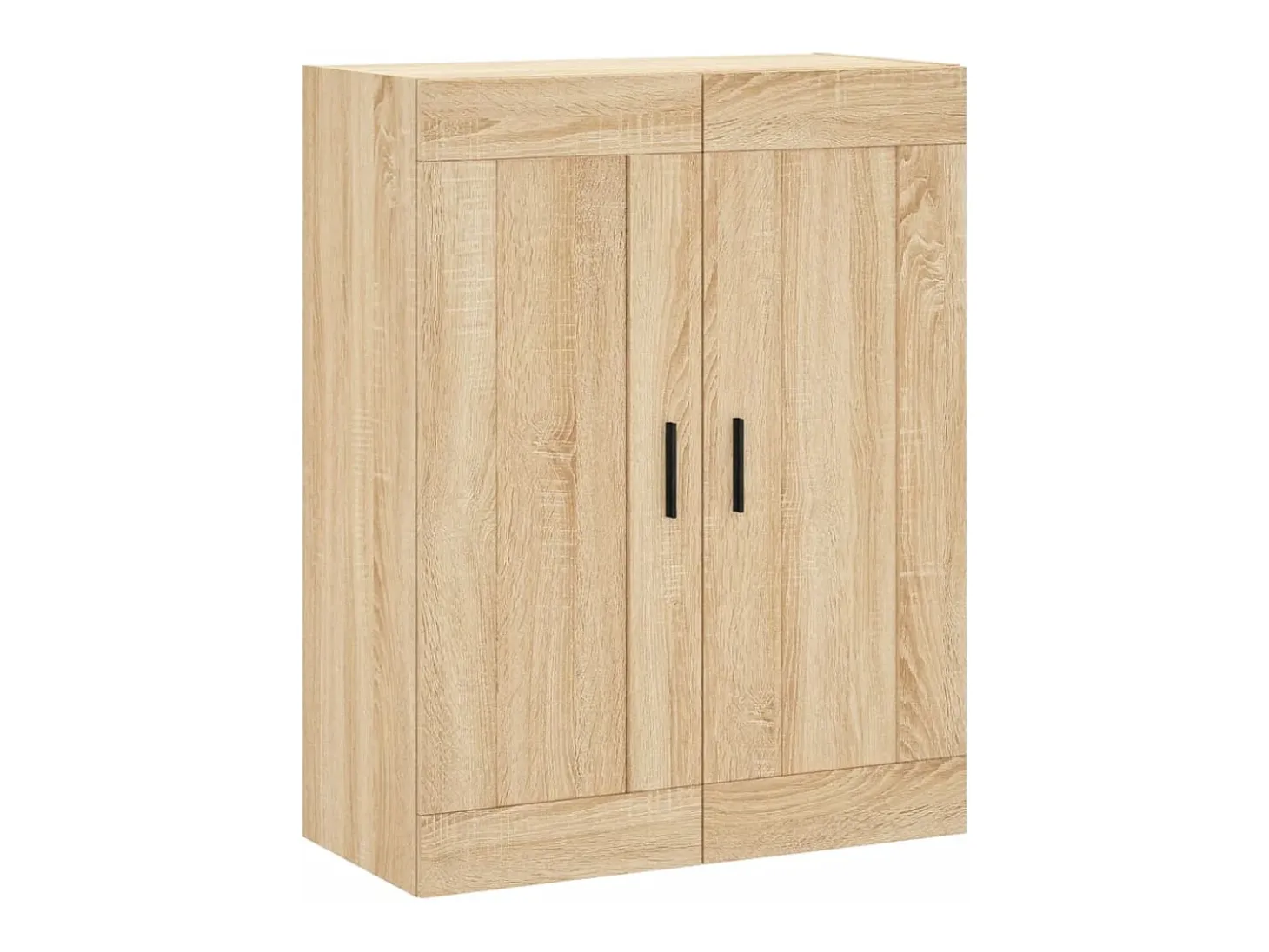 Aparador alto roble Sonoma 69,5x34x180 cm Madera de ingeniería