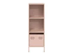 Aparador alto rosa 35x39x103,5 cm acero