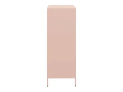 Aparador alto rosa 68x39x103,5 cm acero