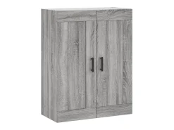 Aparador alto Sonoma gris 69,5x34x180 cm Madera de ingeniería