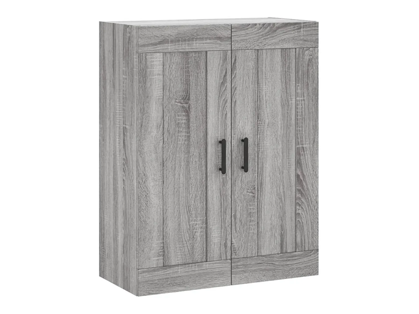 Aparador alto Sonoma gris 69,5x34x180 cm Madera de ingeniería