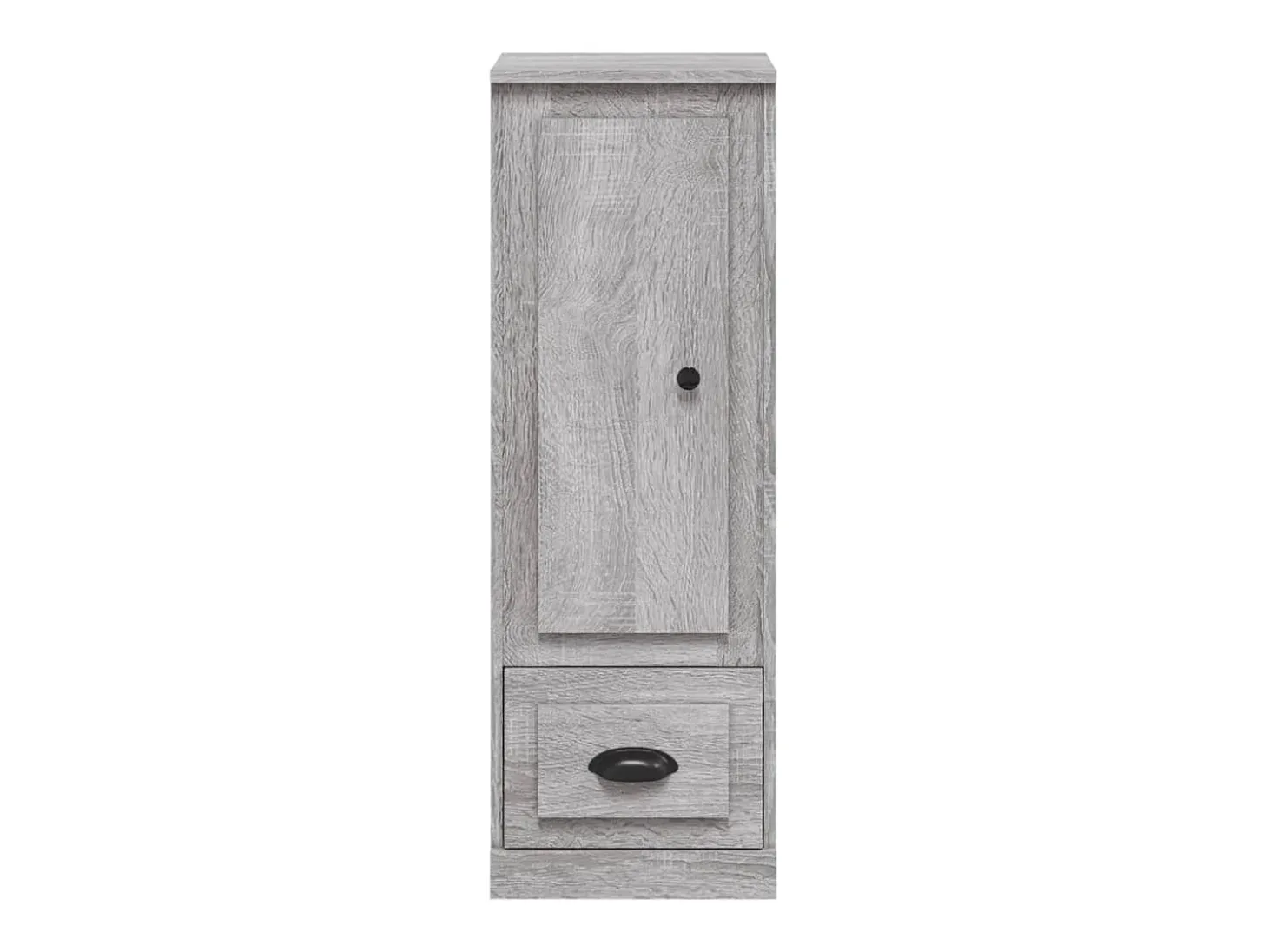 Aparador alto Sonoma gris 36x35,5x103,5 cm madera de ingeniería