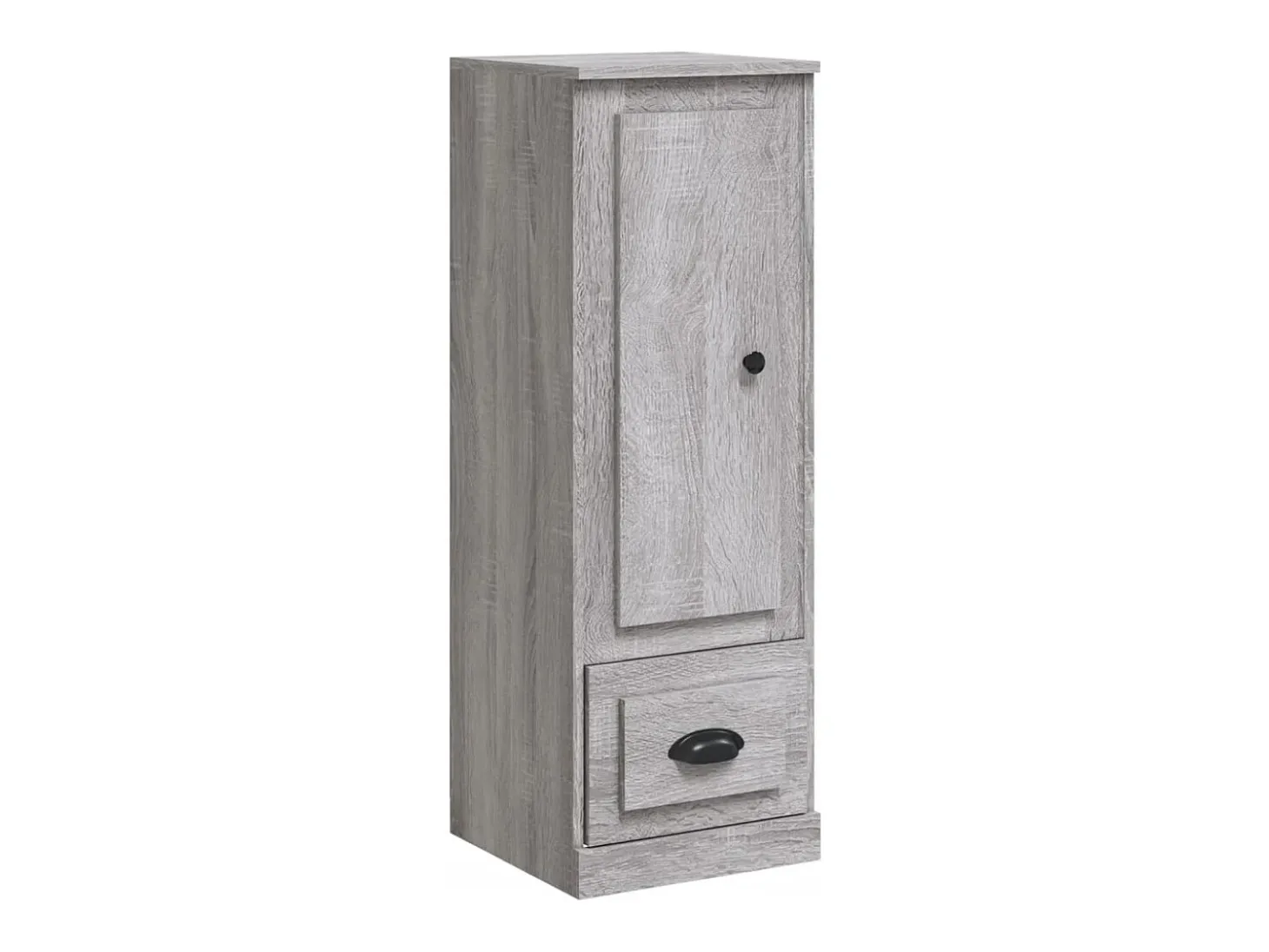 Aparador alto Sonoma gris 36x35,5x103,5 cm madera de ingeniería