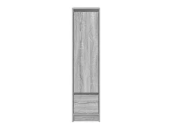 Aparador alto Sonoma gris 29,5x34x119,5 cm madera de ingeniería