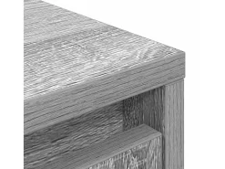 Aparador alto Sonoma gris 29,5x34x119,5 cm madera de ingeniería