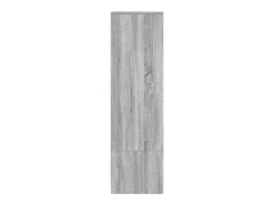 Aparador alto Sonoma gris 29,5x34x119,5 cm madera de ingeniería