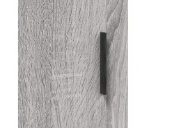 Aparador alto Sonoma gris 69,5x34x180 cm Madera de ingeniería