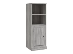 Aparador alto Sonoma gris 36x35,5x103,5 cm madera de ingeniería