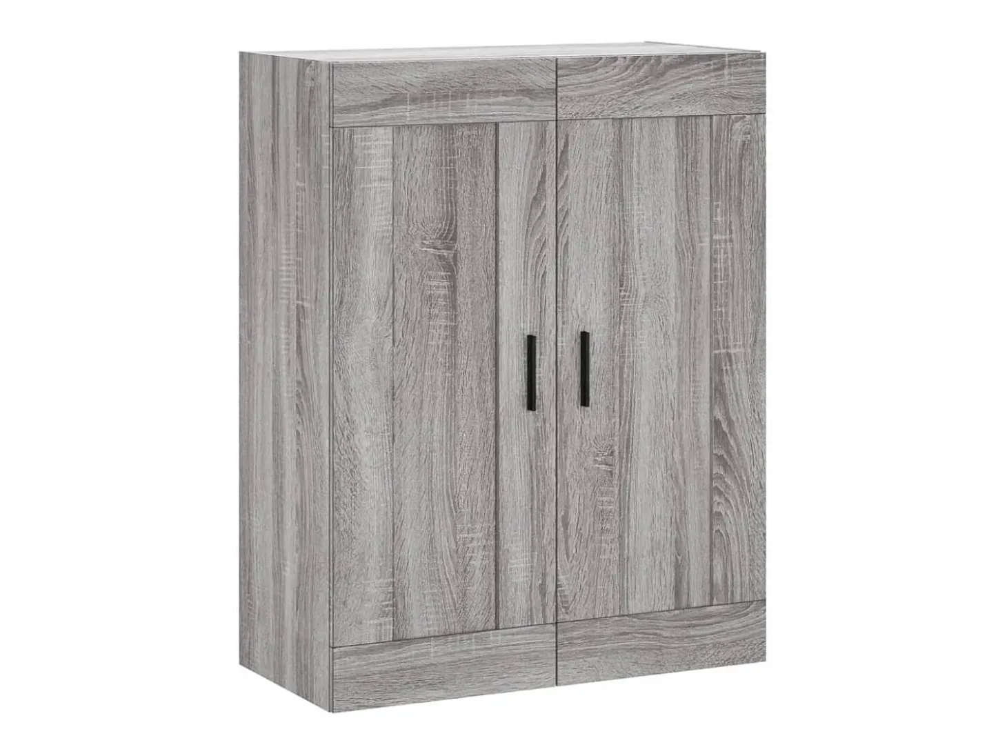 Aparador alto Sonoma gris 69,5x34x180 cm Madera de ingeniería