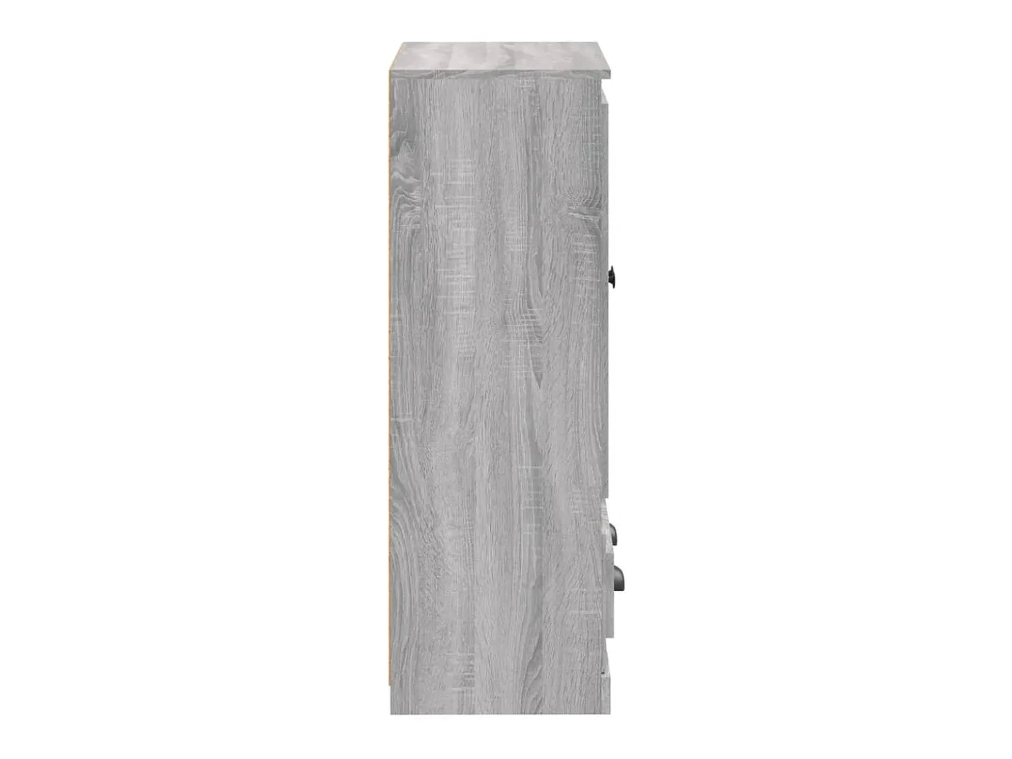 Aparador alto Sonoma gris 60x35,5x103,5 cm madera de ingeniería