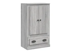 Aparador alto Sonoma gris 60x35,5x103,5 cm madera de ingeniería