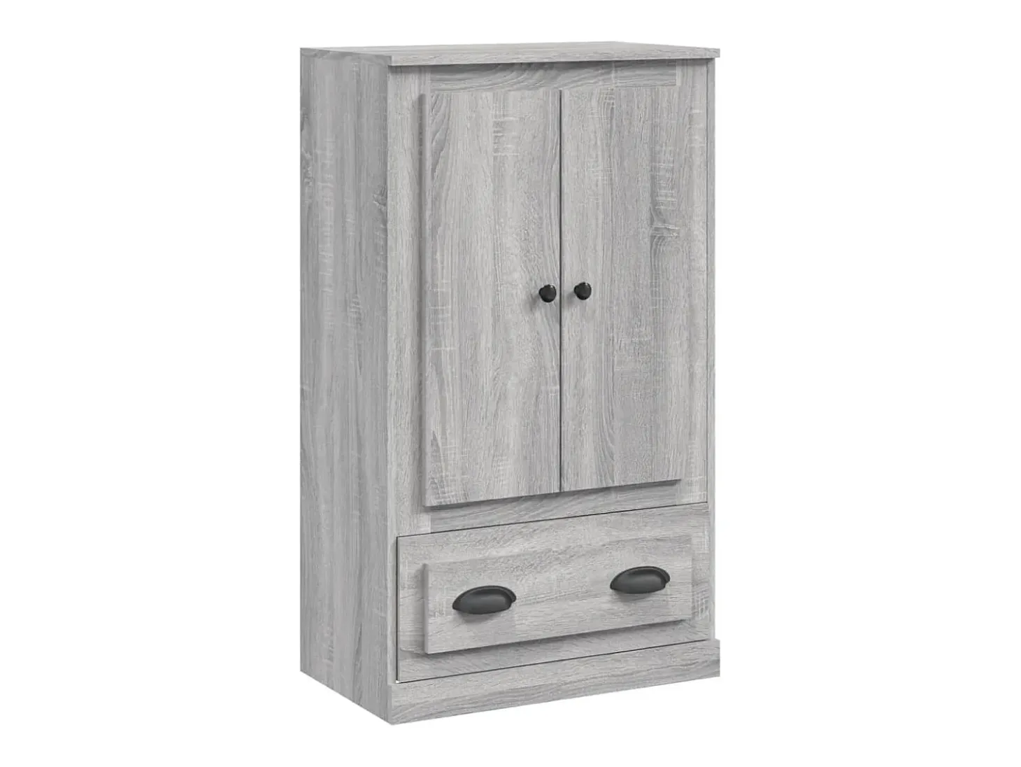 Aparador alto Sonoma gris 60x35,5x103,5 cm madera de ingeniería