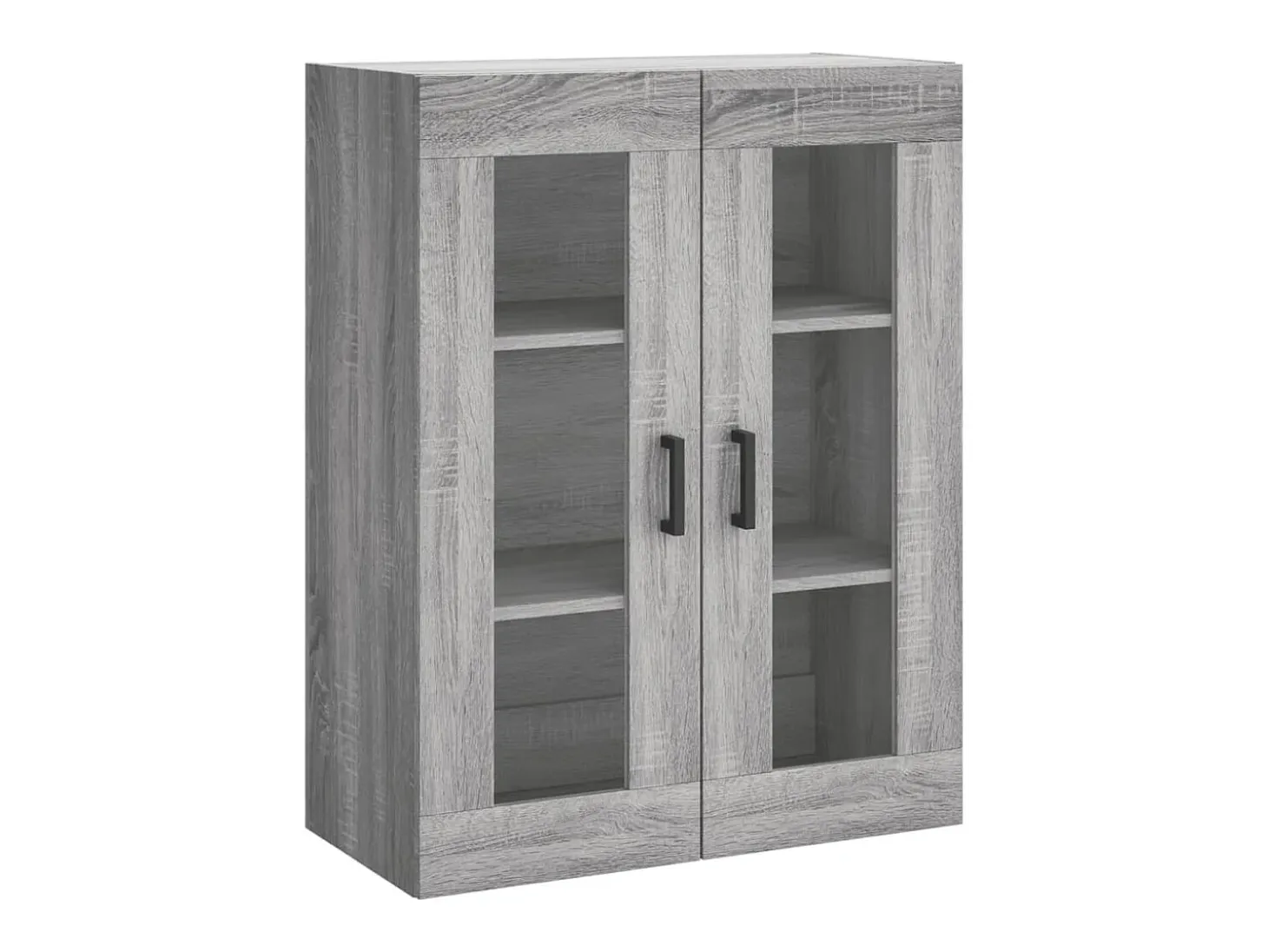 Aparador alto Sonoma gris 69,5x34x180 cm Madera de ingeniería