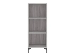 Aparador alto Sonoma gris 34,5x34x180 cm Madera de ingeniería