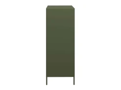 Aparador alto verde oliva 68x39x103,5 cm acero