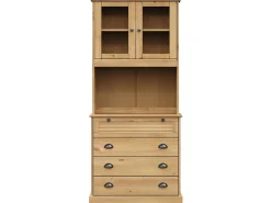 Aparador alto VIGO madera maciza de pino 80x40x176 cm
