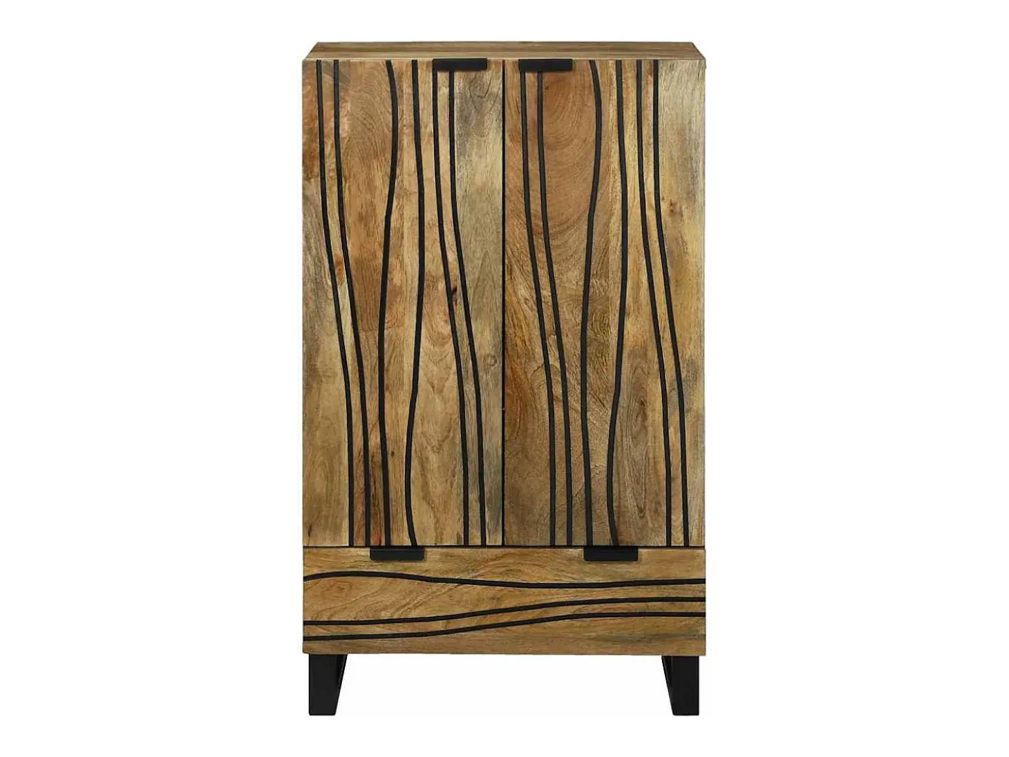 Aparador alto 60x33,5x100 cm en madera maciza de mango