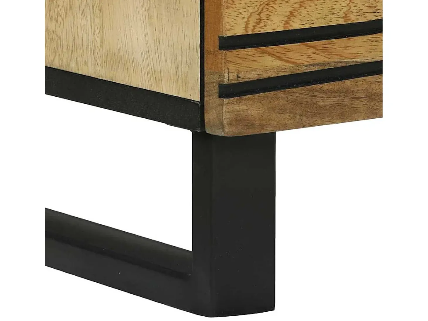 Aparador alto 60x33,5x100 cm en madera maciza de mango
