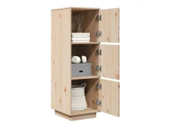 Aparador alto 34x40x108,5 cm Madera maciza de pino