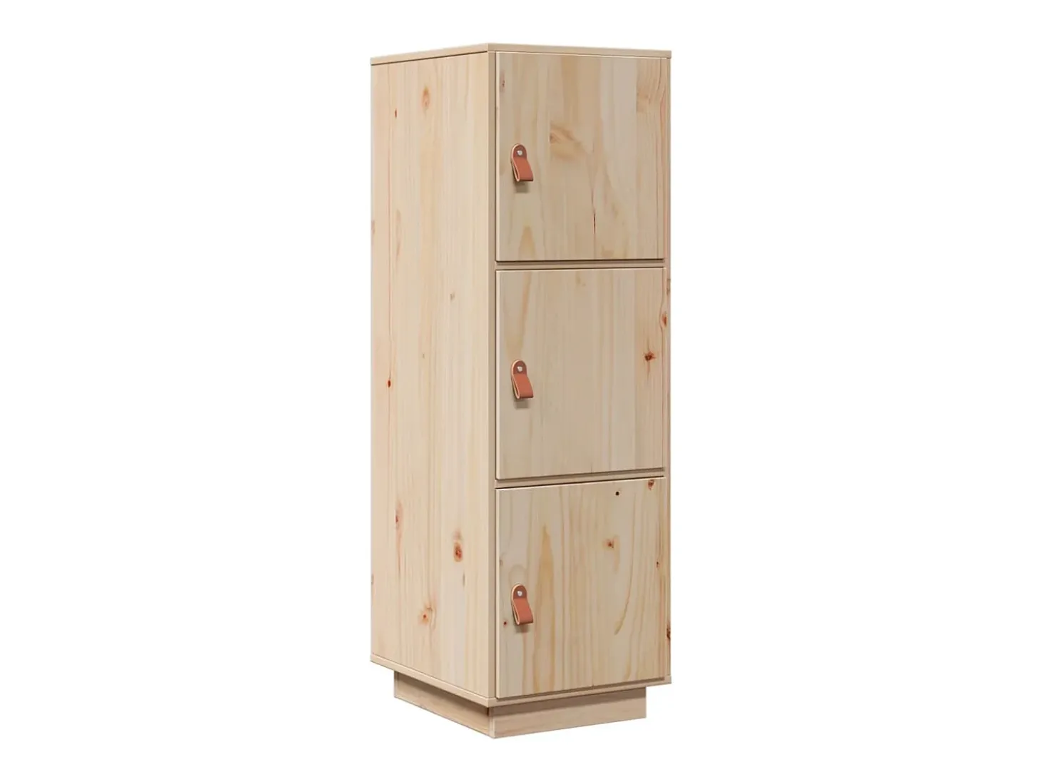Aparador alto 34x40x108,5 cm Madera maciza de pino