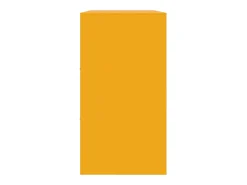 Aparador amarillo mostaza 99x39x73 cm acero