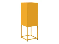 Aparador amarillo mostaza 36x39x107 cm acero laminado en frío