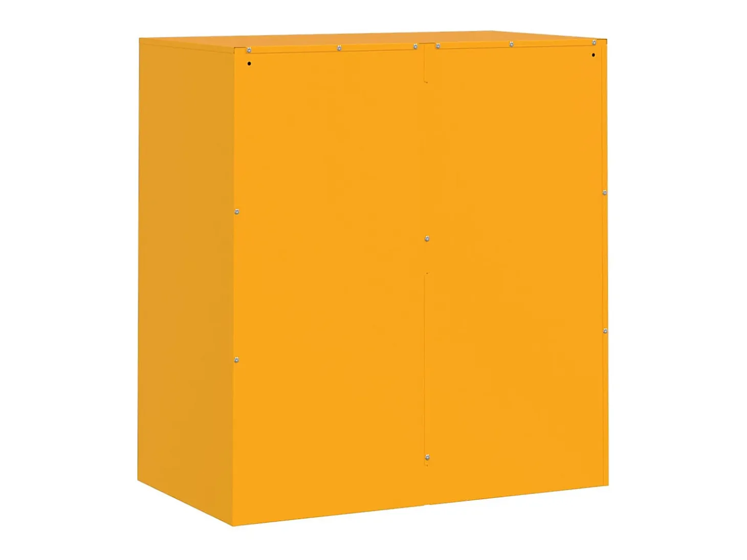 Aparador amarillo mostaza 67x39x73 cm acero