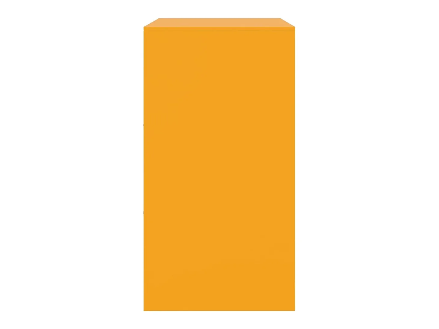 Aparador amarillo mostaza 67x39x73 cm acero