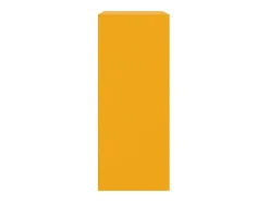 Aparador amarillo mostaza 67x39x95 cm acero