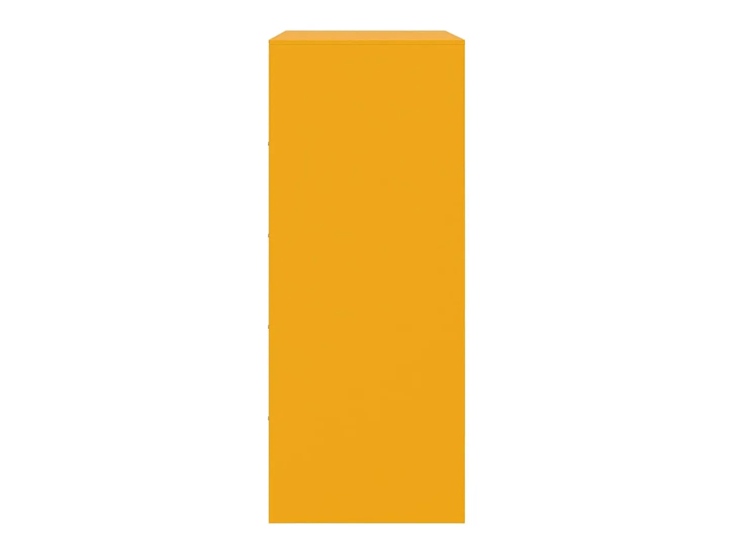 Aparador amarillo mostaza 67x39x95 cm acero