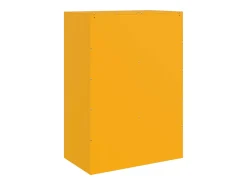 Aparador amarillo mostaza 67x39x95 cm acero