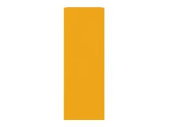 Aparador amarillo mostaza 67x39x107 cm acero