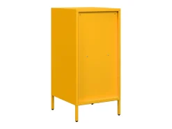 Aparador amarillo mostaza 35x39x73,5 cm acero laminado en frío